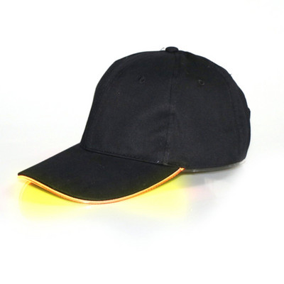 Шапки за бягане Светеща шапка Висококачествена LED мека светлина Шапки за нощно бягане на открито