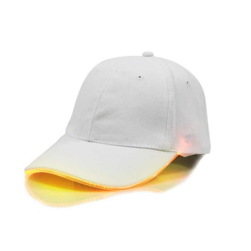 Jooksukübarad Helendav müts Kvaliteetne pehme LED-valgusega õues kasutatavad ööjooksumütsid