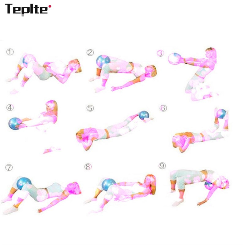 „Dream Chasing“ mini pilateso kamuoliukas 22 25 cm jogos kūno rengybos kviečių vamzdelis, atsparus sprogimui, perdedant klubų kamuoliukus