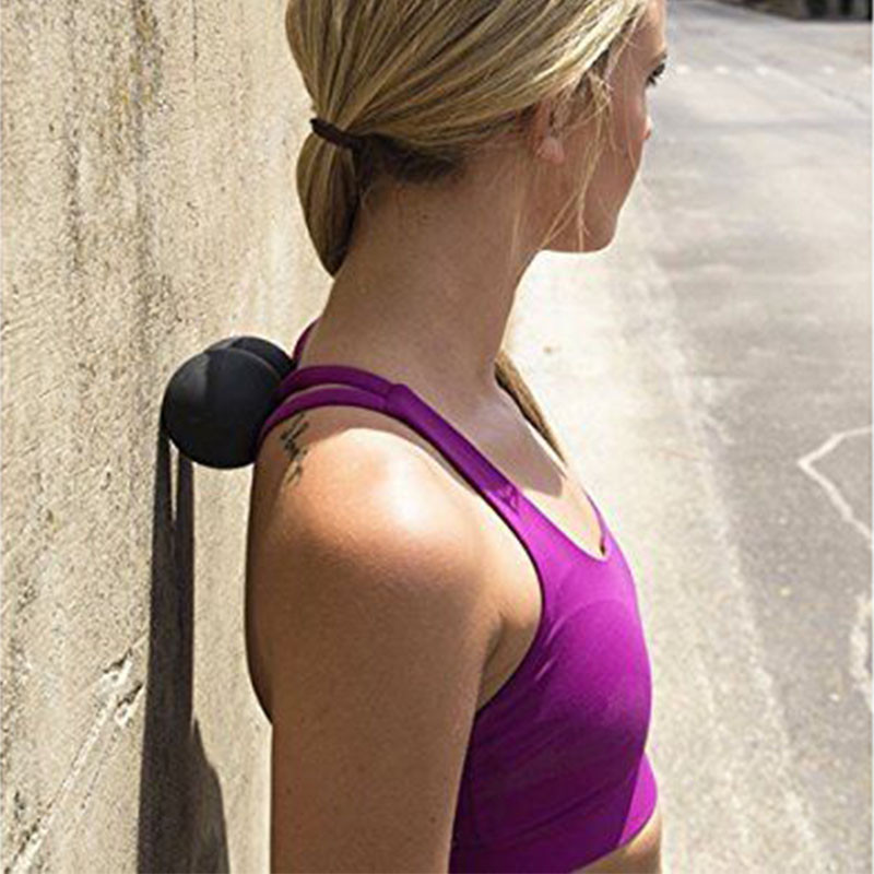 Διπλές μπάλες μασάζ λακρός Γιόγκα Μπάλα με φιστίκια Body Building Fitness Gym Home Massager Roller Pilates Άσκηση Απελευθέρωση μυών