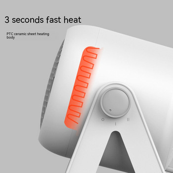 Φορητός ηλεκτρικός θερμαντήρας Mini Home Office Υπνοδωμάτιο Επιφάνεια εργασίας Θερμός θερμαντήρας Θερμότερος ανεμιστήρας Αθόρυβος Εξοικονόμηση ενέργειας και εξοικονόμηση ενέργειας Γρήγορη θέρμανση