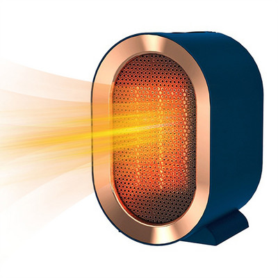 Asztali elektromos fűtőelem mini hordozható ventilátoros fűtőtest 1200 W PTC kerámia fűtés meleg levegővel fúvó melegítő gép otthoni irodához