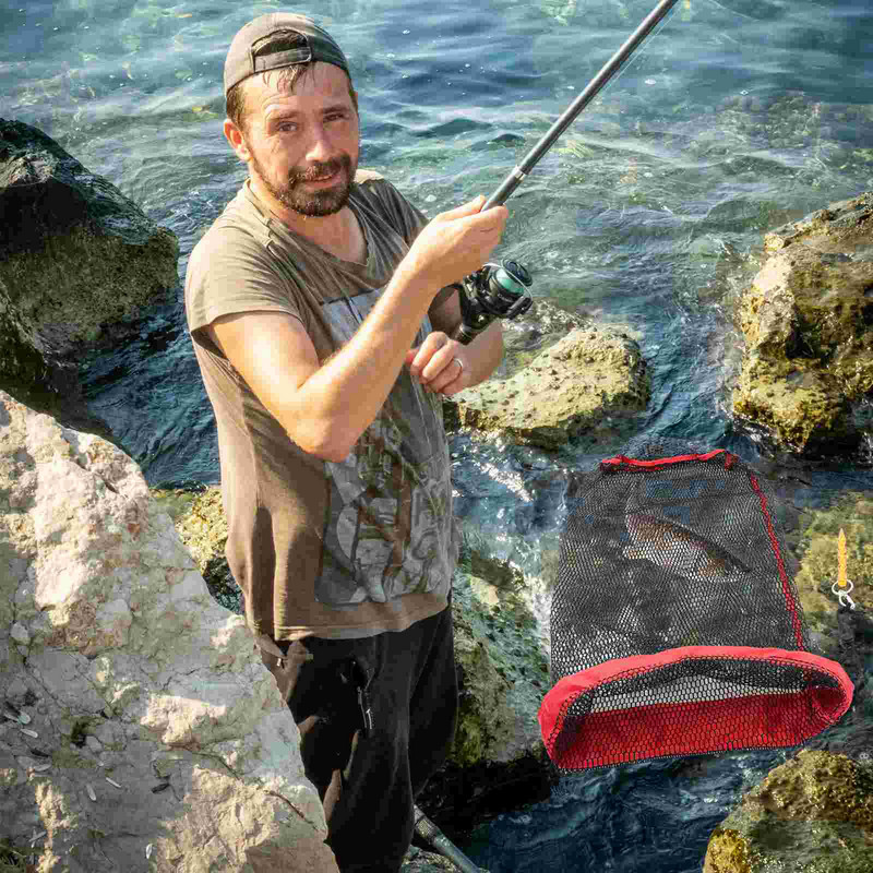 Nešiojamas žvejybos tinklas traukiamasis žuvų apsaugos tinklas Nailono žuvų vietos nustatymo tinklas žuvų gaudymo tinklas