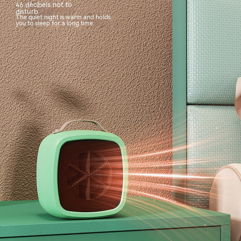 500 W-os mini elektromos fűtőberendezés otthoni asztali számítógéphez, háztartási energiatakarékos gyorsfűtés melegítők hálószoba irodai meleg levegős fűtőgép