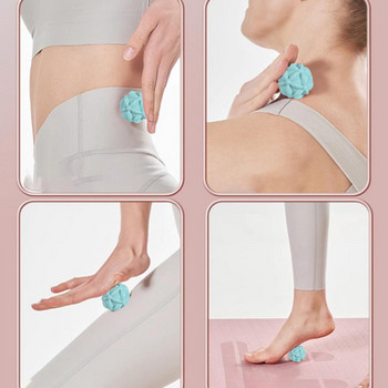 Fascia Ball Practical Flower Shape Χωρίς οσμή Foot Meridian Massage Yoga Massage Ball Yoga Fitness Exercise