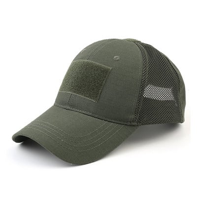 Външна мултикамерна камуфлажна регулируема шапка с мрежеста тактическа военна армейска страйкболна риболовна шапка за туризъм и баскетбол