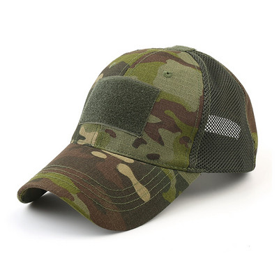 Καμουφλάζ εξωτερικών χώρων με ρυθμιζόμενο καπάκι με πλέγμα Tactical Military Army Airsoft Ψάρεμα Κυνήγι Πεζοπορία Μπάσκετ Καπέλο Snapback