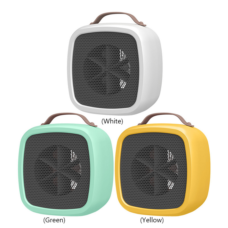 500 W greito šildymo mažos erdvės šildytuvas, lengvas vidaus biuro buitinė technika, nešiojamas stalinis elektrinis šildytuvas