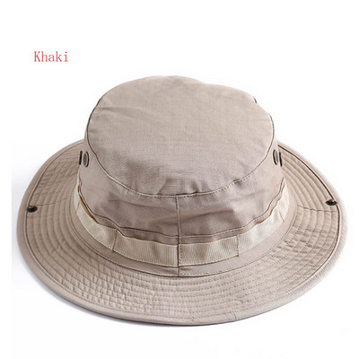 Boonie Hat Camuflaj Tactic Cap Militară US Army Camo Cap Sport în aer liber Șapcă găleată de soare Vară Bărbați pentru vânătoare Drumeții Pescuit