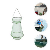 Coș de pește pliabil Plasă de captură pentru pescuit Crab Plase ușoare pliabile de protecție plasă de plasă