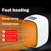 500 W mini elektriline küttekeha 2-käiguline kaasaskantav kütteseade PTC kiire soojendus radiaator elektriline küttekeha toa kirjutuslauale siseruumides kasutamiseks
