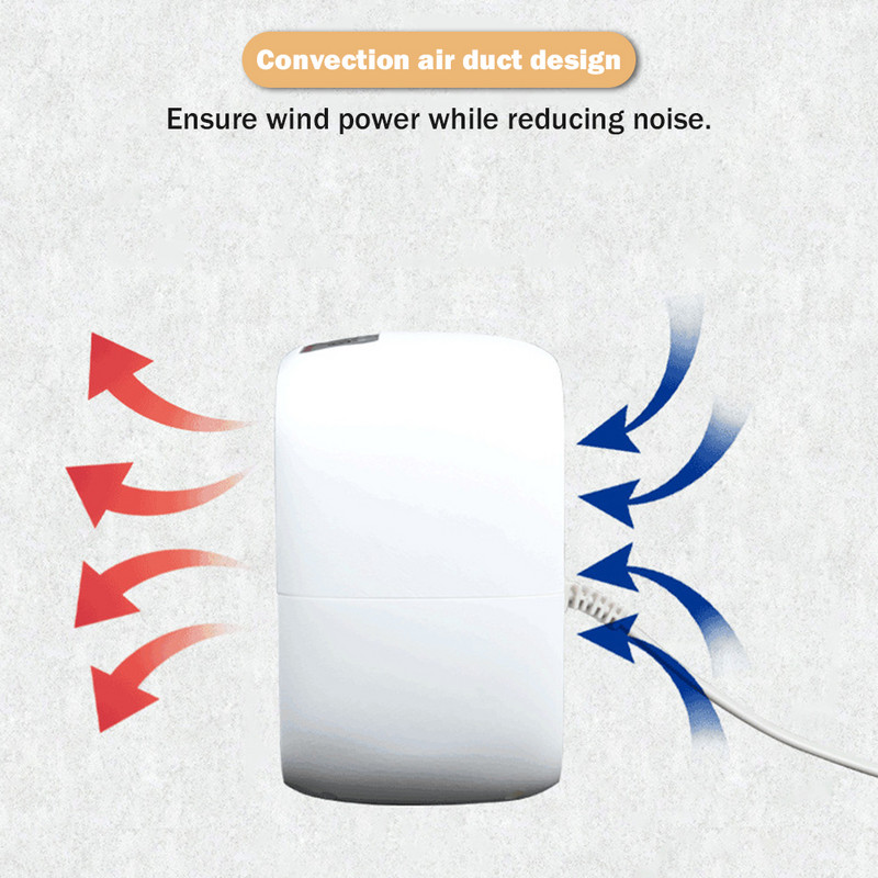 500 W mini elektriline küttekeha 2-käiguline kaasaskantav kütteseade PTC kiire soojendus radiaator elektriline küttekeha toa kirjutuslauale siseruumides kasutamiseks