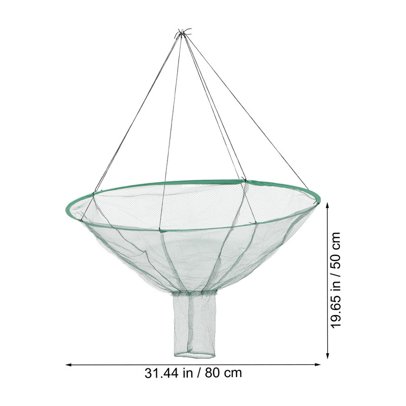 Δίχτυ για δολώματα ψαρέματος Αστακός ντεμοντέ Παγίδα Πτυσσόμενα Δίχτυα αξεσουάρ χεριών από πολυεστέρα