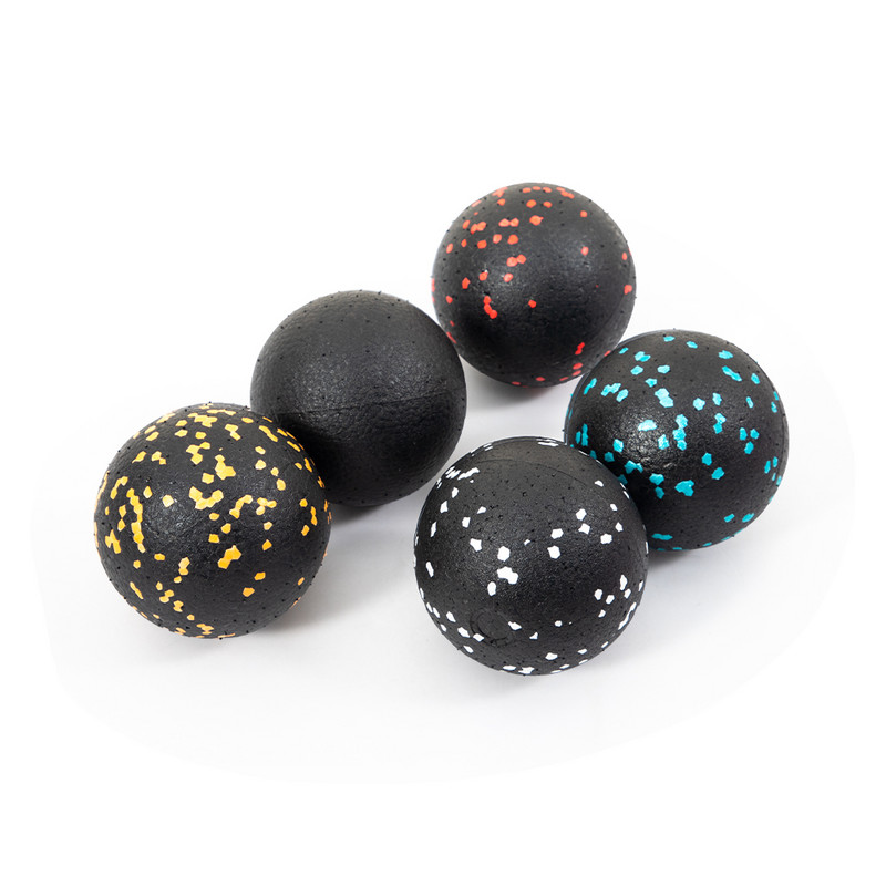 8 cm žemės riešutų masažo rutulys EPP didelio tankio lakroso kamuoliukas, lengvas nugaros/kaklo/pėdos judrumo rutulys giliųjų audinių miofascialinis atpalaidavimas