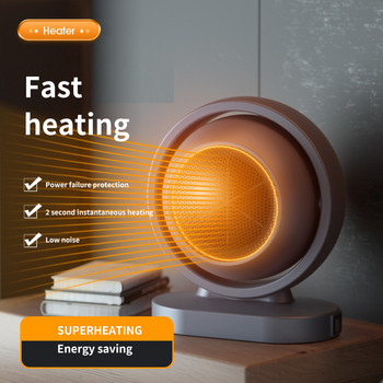 Електрически мини вентилатор нагревател топъл вентилатор преносим настолен домакински стена домашно отопление печка радиатор по-топла машина за зимата