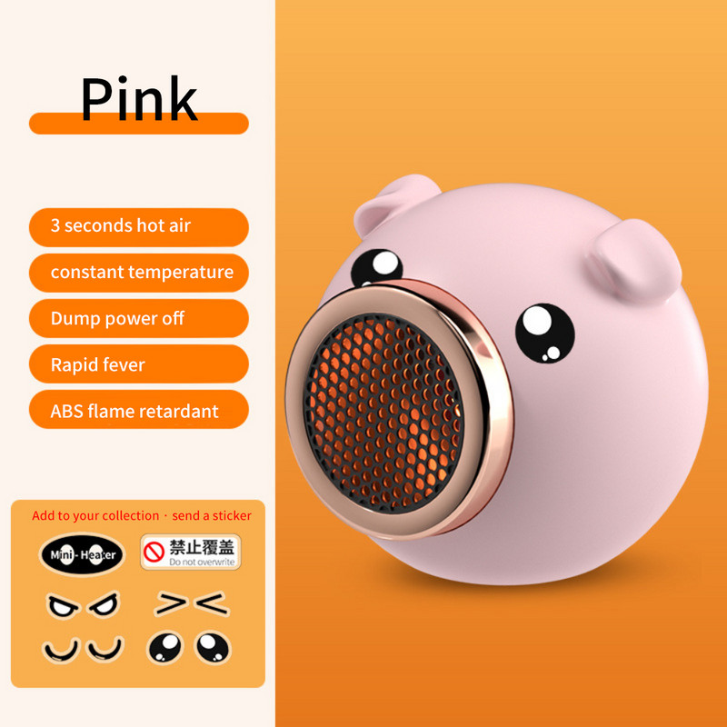 Elektriline miniventilaator, soe puhur, kaasaskantav lauaarvuti majapidamissein koduküte ahju radiaator soojendaja masin talveks