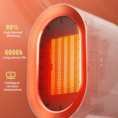 1200 W stalinis elektrinis šildytuvas Energiją taupantis 2 režimai Šildymo ventiliatorius Be triukšmo žiemos šilto oro ventiliatorius Apsauga nuo posvyrio namų biurui