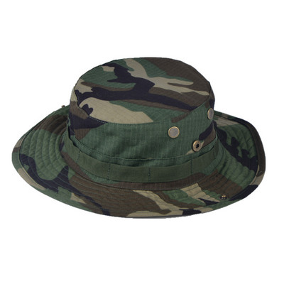 Letná taktická klobúk Boonie, maskáčová rybárska čiapka, armádna panama, outdoorová športová čiapka, slnečná čiapka, turistická airsoftová poľovnícka čiapka