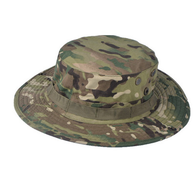 Letná taktická klobúk Boonie, maskáčová rybárska čiapka, armádna panama, outdoorová športová čiapka, slnečná čiapka, turistická airsoftová poľovnícka čiapka