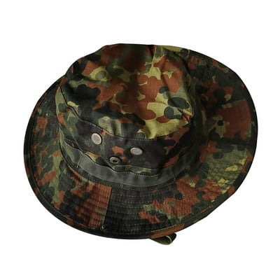 Letná taktická klobúk Boonie, maskáčová rybárska čiapka, armádna panama, outdoorová športová čiapka, slnečná čiapka, turistická airsoftová poľovnícka čiapka