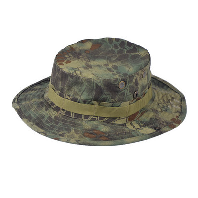 Letná taktická klobúk Boonie, maskáčová rybárska čiapka, armádna panama, outdoorová športová čiapka, slnečná čiapka, turistická airsoftová poľovnícka čiapka