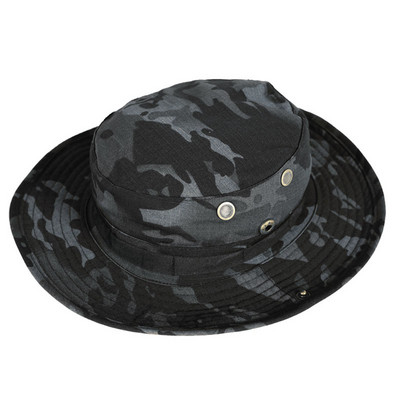 Letná taktická klobúk Boonie, maskáčová rybárska čiapka, armádna panama, outdoorová športová čiapka, slnečná čiapka, turistická airsoftová poľovnícka čiapka