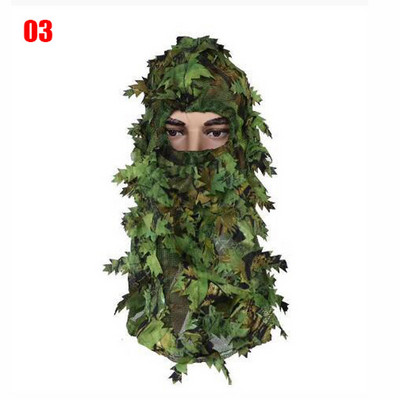 Lauko taktinė balaklava kepurė medžioklės kepurė Multicam viso veido kaukė Karinė kamufliažinė Airsoft Ghillie CS karo žaidimų priedai