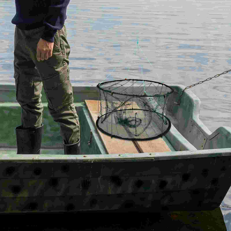 Κλουβί ψαριών Δίχτυ παγίδα πολλαπλών λειτουργιών Δολώματα ψαρέματος Φορητά νάιλον αξεσουάρ μπάσου