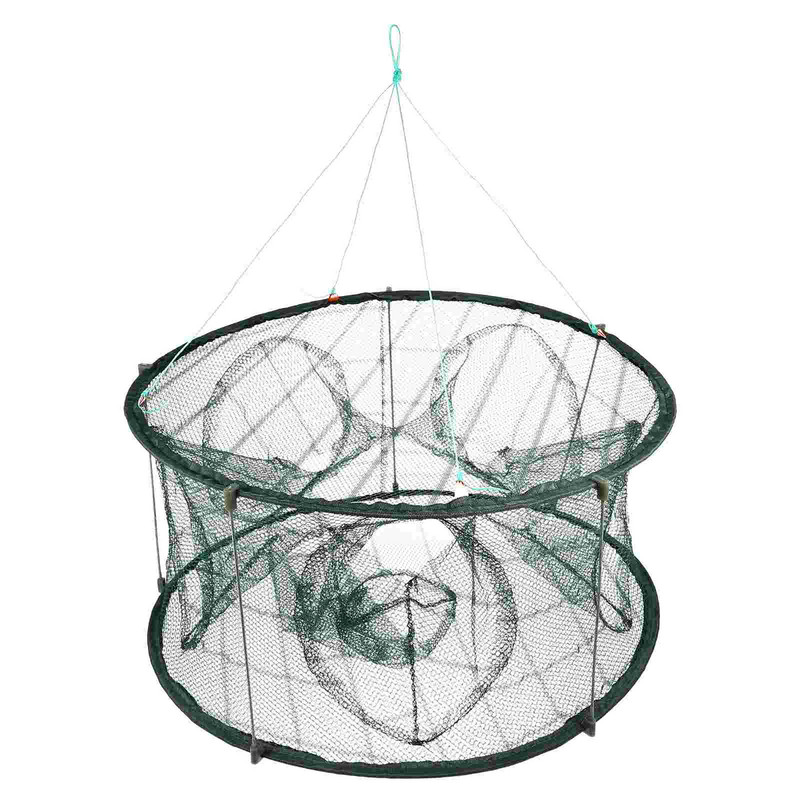 Κλουβί ψαριών Δίχτυ παγίδα πολλαπλών λειτουργιών Δολώματα ψαρέματος Φορητά νάιλον αξεσουάρ μπάσου