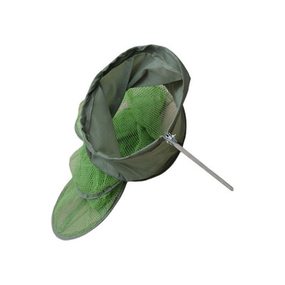 Sulankstomas žvejybos tinklas, tinklelis, poliesteris, tūpimo tinklas muselinės žvejybos tinklai su rankena, skirta žvejybai lauke jūriniame vandenyje 2M