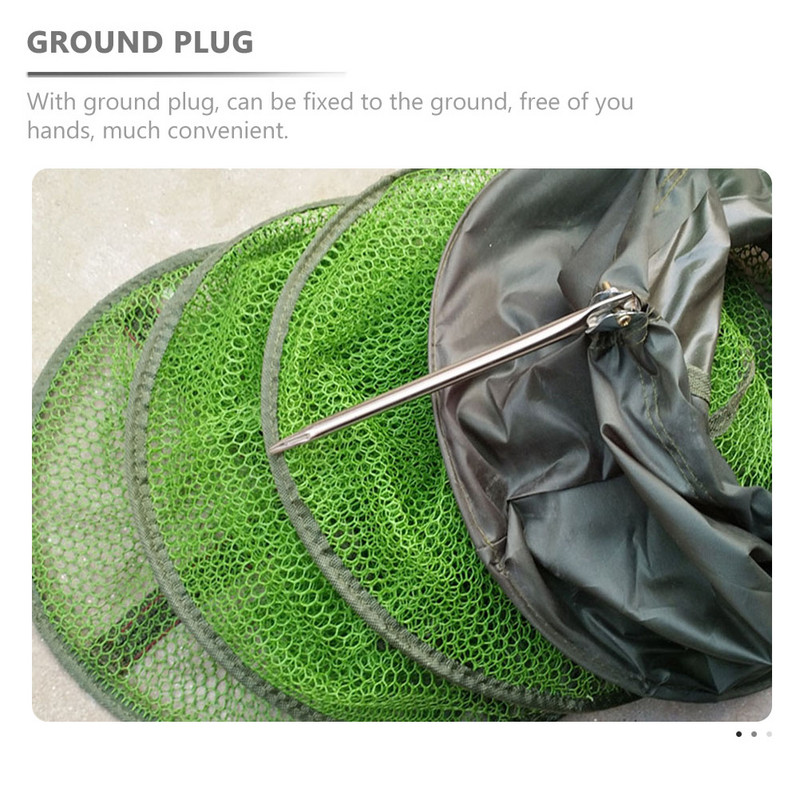 Kalakaitsevõrgukott Kulumiskindel kalapüügivarustus Võrgusilmakaitse roostevabast terasest kokkupandav