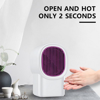 Нагревател за пространство Мини нагревател за стая с бързо нагряване за употреба в дома и спалнята на работния плот