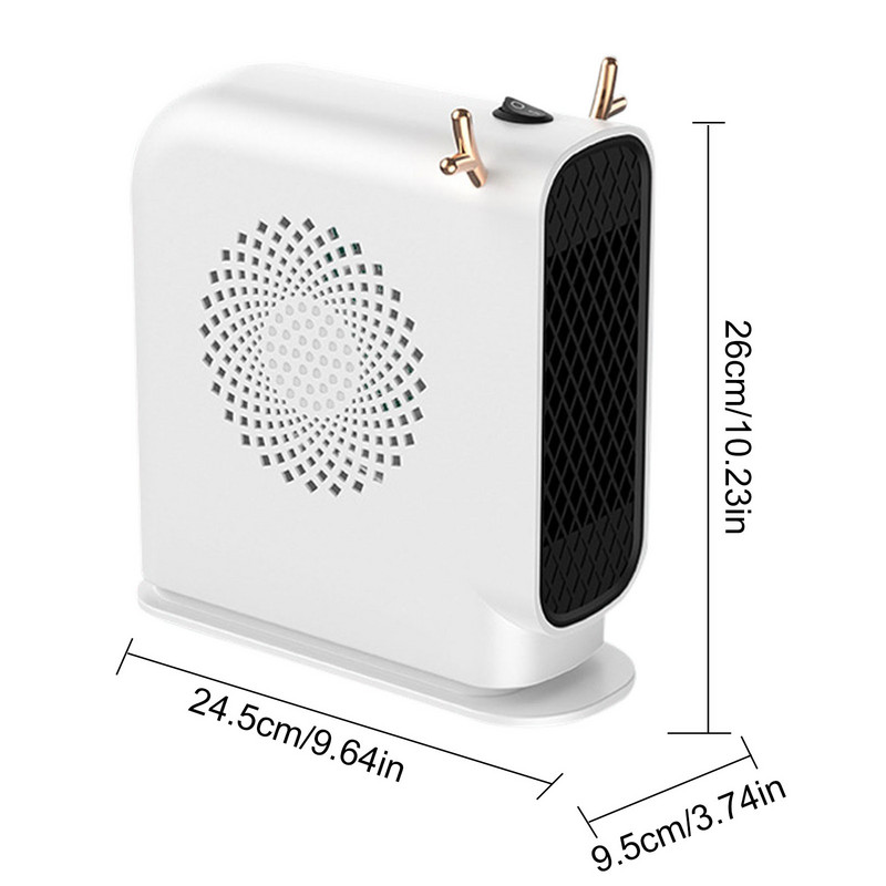 Daugiafunkcis stalinis šilto oro pūstuvas, didelis oro išleidimo anga, nešiojamasis šildymo aparatas, buitiniai šildytuvai, buitinė technika