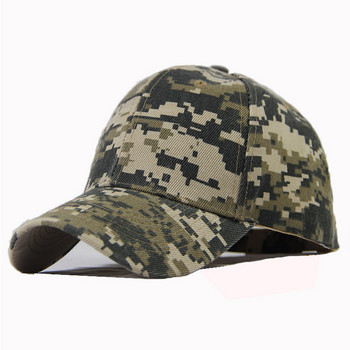 Καμουφλάζ υπαίθρια αθλητικά καπέλα Τακτικό καπέλο μπέιζμπολ Στρατιωτικό Camo Πεζοπορία Κασκέτα Κυνηγετικό Καπέλο Μόδα