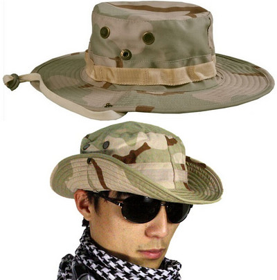 Multicam Boonie šešir Vojni muškarci Kamuflažni šeširi Ribarska kapa za taktičke vojne sportove Lov na otvorenom Planinarenje Ribolov