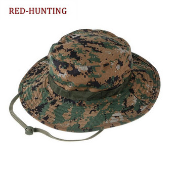 Καπέλα καμουφλάζ Boonie Καπέλα πεζοπορίας Army Camo Cap Tactical Airsoft ρυθμιζόμενα καπέλα Στρατιωτικά καπέλα ψαρέματος εξωτερικού χώρου