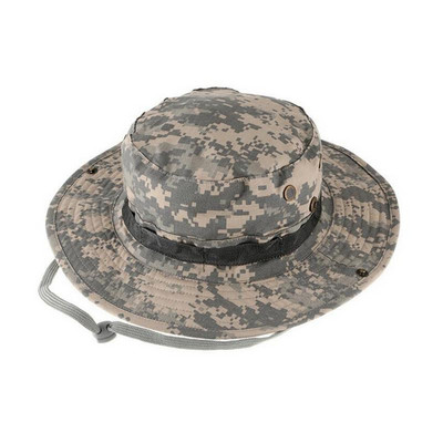 Pălărie Boonie de camuflaj Căciuli de drumeție Căciulă Camo Army Tactical Airsoft Pălării reglabile Pălării militare de pescuit în aer liber