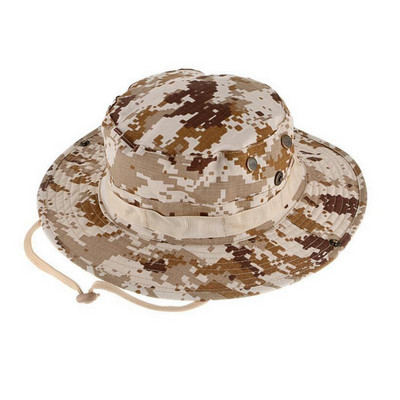 Pălărie Boonie de camuflaj Căciuli de drumeție Căciulă Camo Army Tactical Airsoft Pălării reglabile Pălării militare de pescuit în aer liber