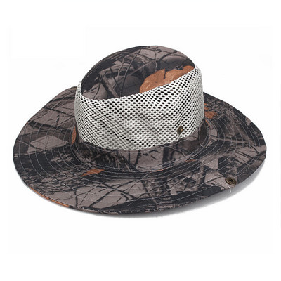 Lauko kepurė nuo saulės kamufliažinė taktinė kepurė plataus krašto kvėpuojanti Boonie skrybėlė Apsauga nuo saulės Žvejyba žygiai dviračiais