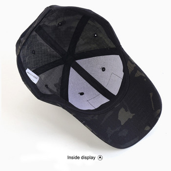 Регулируема бейзболна тактическа армейска шапка Лятна слънцезащитна камуфлажна шапка Страйкбол Лов Къмпинг Туризъм Планински риболов Риболовни шапки