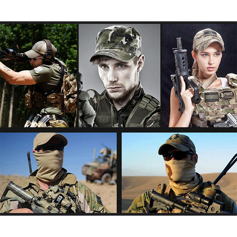 Reguleeritav pesapalli taktikaline armee müts suvine päikesekaitsekreemi kamuflaažimüts Airsoft jahipidamine telkimine matkamine mägironimine kalamütsid