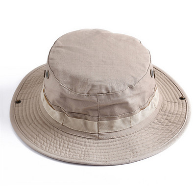 Multikaamera Boonie Hat Militaar kamuflaažist ämbrikübarad Armee Jaht Õues Matkamine Kalapüük Päikesekaitse Kalurimüts Taktikalised mehed