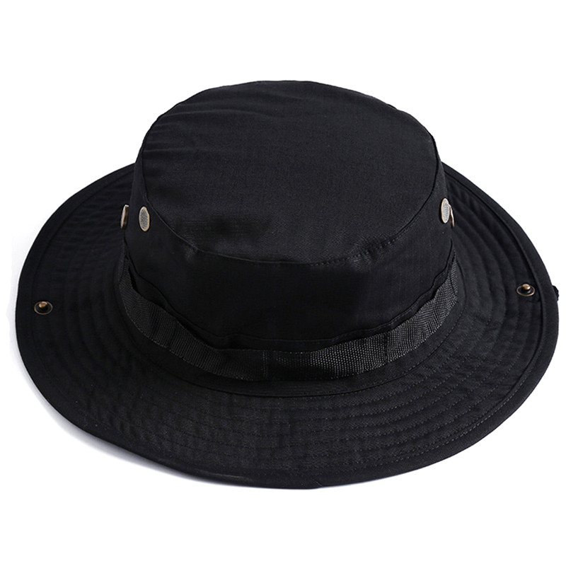 Multikaamera Boonie Hat Militaar kamuflaažist ämbrikübarad Armee Jaht Õues Matkamine Kalapüük Päikesekaitse Kalurimüts Taktikalised mehed