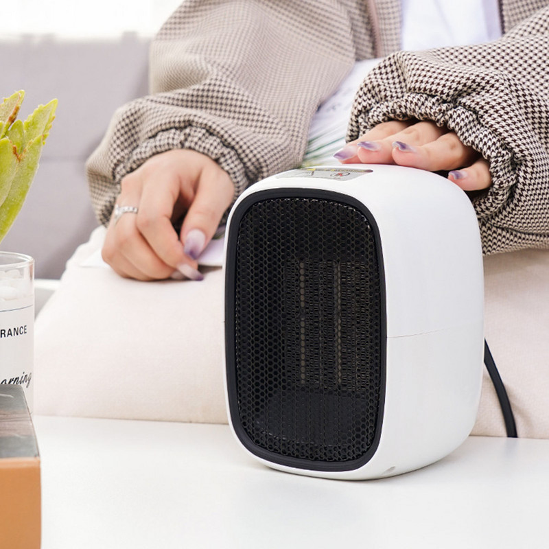 Noua încălzire electrică verticală de 500 W de uz casnic Mini ventilator de încălzire de birou mic, cu economie de energie, încălzitoare rapide de căldură pentru cameră acasă