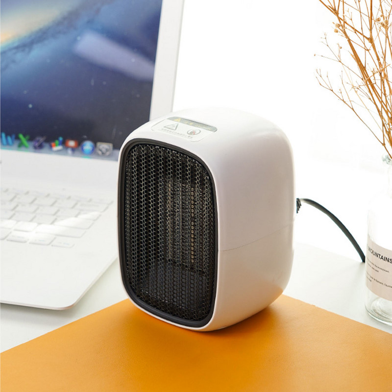 Noua încălzire electrică verticală de 500 W de uz casnic Mini ventilator de încălzire de birou mic, cu economie de energie, încălzitoare rapide de căldură pentru cameră acasă
