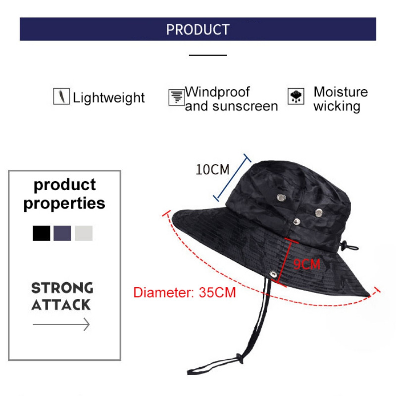 Apsauga nuo UV spindulių kibiro kepurė.