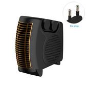 Ülekuumenemiskaitse Vabalt seisev magamistuba 2 kütteseadega Elektrikütteseade Kiire soe kuuma tuule müra vähendamine EU UK pistik