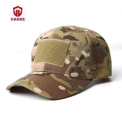 Vojni taktički šešir Kamuflažne bejzbolske kape Američke vojske Muški Camo Browning Snapback šešir Ljetni sportovi na otvorenom Lov Ribolov Šeširi