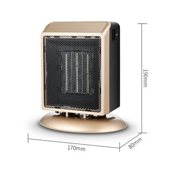 900 W бързо загряващ преносим електрически нагревател Интелигентен термостат Вентилатор нагревател за домашен офис EU Plug B