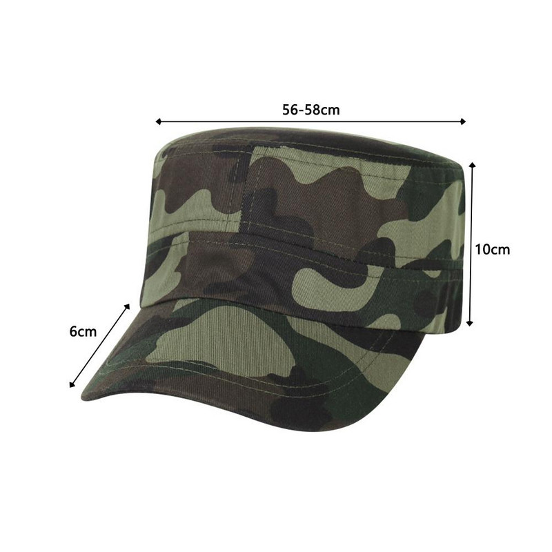 Αντηλιακό καπέλο μόδας καμουφλάζ Επίπεδα τοπ καπέλα Casual υπαίθρια ταξίδια Αθλητικά καπέλο κορυφαίας άνοιξης Φθινοπωρινά αναπνεύσιμα καπέλα αντηλιακού